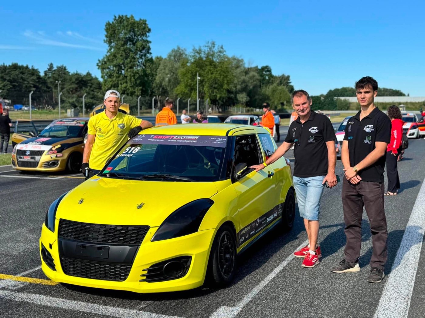 Az Eszenyi Racing Team a Suzukival Poznańban